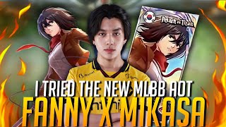 FANNY x MIKASA  THE BEST FANNY SKIN EVER Kairi Used Mikasa AOT [upl. by Longo]