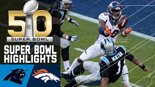 Super Bowl 50 Highlights  Panthers vs Broncos  NFL [upl. by Aisak]