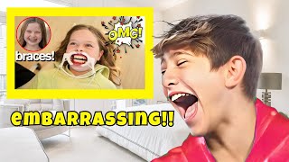 Reacting to EMBARRASSING Videos of My BEST FRIEND [upl. by Etteiram]