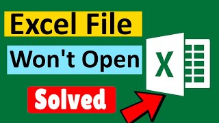 Fix Excel file wont Open issue in Windows 10 11 [upl. by Ruella]