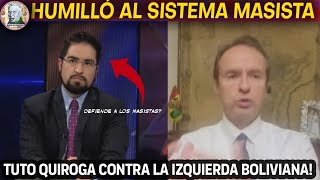 TUTO QUIROGA HUMILLA LA GESTIÓN MASISTA DE EVO Y ARCE RATAS  Alele en Bolivia [upl. by Renckens220]