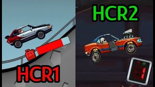 ALL VEHICLES THAT ARE IN BOTH HILL CLIMB RACING GAMES 🥳 [upl. by Caralie28]