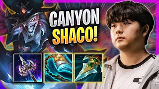 CANYON IS A MONSTER WITH SHACO  DK Canyon Plays Shaco JUNGLE vs Lee Sin  Bootcamp 2023 [upl. by Ailekahs]