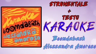 STRUMENTALE Karaoke  Boomdabash Alessandra Amoroso [upl. by Nhabois]