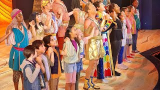 Joseph And The Amazing Technicolor Dreamcoat West End London Palladium Curtain Call Matinee 30721 [upl. by Shelba745]