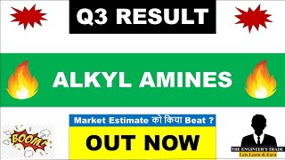 Alkyl Amines Q3 Results 2024  Alkyl Amines Results  Alkyl Amines share latest news  alkyl Amines [upl. by Jennie]