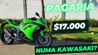 NINJA 300 2013  VALE A PENA COMPRAR UM 300CC PREMIUM USADA OU UMA CG 0KM [upl. by Brackely646]