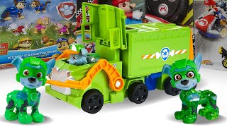 Paw Patrol Unboxing Collection Review  Unboxing Rockys Green Forklift Toy Set  ASMR Unboxing [upl. by Orsola]