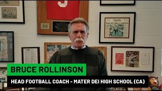 Bruce Rollinson  Mater Dei High School CIF  Testimonial Video [upl. by Arvid]