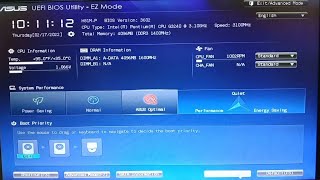 BIOS amp Boot menu setup of ASUS H81MP Motherboard [upl. by Carli]