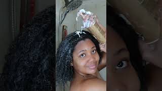 Natural hair Wash day routine after 90 days shorts [upl. by Niatsirhc]