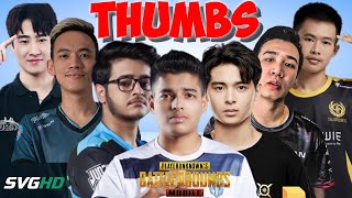 The BEST Thumb Players In Pubg Mobile [upl. by Mandler547]