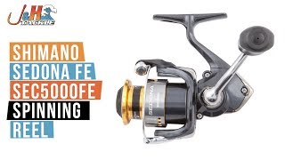 Shimano Sedona FE SEC5000FE Spinning Reel  JampH Tackle [upl. by Yasmeen]