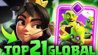 😱LOG BAIT MODO DIOS TOP 21 DEL MUNDO en CLASH ROYALE [upl. by Obaza416]