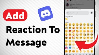 How To Add A Reaction To A Message on Discord Updated [upl. by Kylander166]