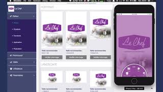 Le Chef  Une application mobile à l’image de votre restaurant [upl. by Moira355]