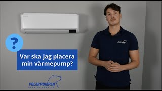 Placering av luftluftvärmepump [upl. by Anabelle727]