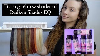 Reviewing Redken Shades EQ Toners Part 5 [upl. by Aneek]