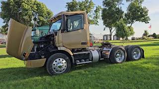 1998 Volvo Day Cab Semi 572314 Miles M11 Cummins Eaton Fuller 10 Speed Transmission [upl. by Chaunce]