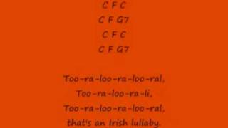 An Irish Lullaby Tooralooraloora [upl. by Gertruda]