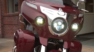 HOW TO Heise LED Lighting Indian Motorcycle 20142018 Headlight Installation [upl. by Norrv]