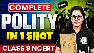 Complete Polity in 1 Shot  Class 9 NCERT  Free UPSC Preparation [upl. by Gilmer]