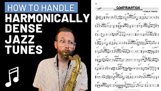 How To Handle Harmonically DENSE Jazz Tunes [upl. by Bezanson]