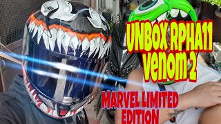 Unbox the new HJC Rpha 11 Pro Venom 2 2019 [upl. by Kanal674]