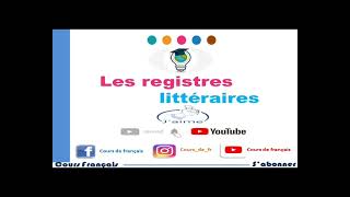 Les registres littéraires cours amp exercice درس مهم جدا 1 باك الامتحان الجهوي [upl. by Soisanahta]