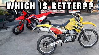 SUZUKI DRZ400  BETTER than the Honda CRF300L BUT there is a catch [upl. by Misab]