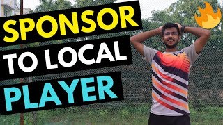 HOW to get sponsorship for LOCAL cricket players by my cricket buddy [upl. by Redna]