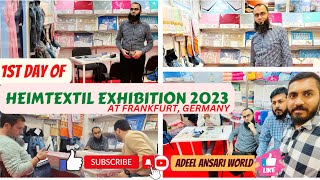 1st Day of Heimtextil Exhibition 2023  Frankfurt Germany  Home Textile Fair  AdeelAnsariWorld [upl. by Jain]