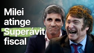 Superávit fiscal HISTÓRICO na ARGENTINA mas será suficiente para CONTROLAR a INFLAÇÃO [upl. by Cadel]