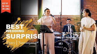 Best Wedding Surprise  Tiney amp Nawanjana  Hoiya Hoiya හොයියා හෝයියා  The Voice [upl. by Zerelda]