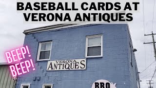 Baseball Cards at Verona Antiques in Verona Virginia [upl. by Atinyl]