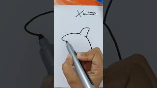 How To Draw Orca Whale Step by Step shorts shortsfeed [upl. by Akemrej]