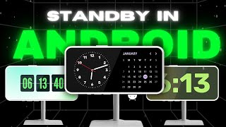 How to get iPhone Standby Mode on Android  iOS 17 Standby Mode on Android [upl. by Adnanref]