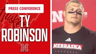 Nebraska Football DL Ty Robinson Colorado post game comments I Nebraska Huskers I GBR [upl. by Adieno]