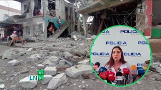 VIDEO Así quedó calle de Machala tras ataque con explosivos por guerra entre criminales [upl. by Lavern]