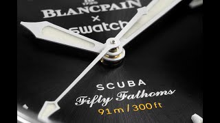 Blancpain X Swatch BIOCERAMIC SCUBA FIFTY FATHOMS COLLECTION [upl. by Elsilrac]