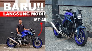 YAMAHA MT25  BARU BELI  LANGSUNG MODIF [upl. by Medorra756]