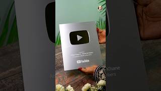 Finally We Got Our YouTube Silver Play Button 🥰 ammikekhane [upl. by Avivah]