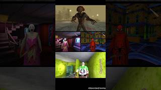 Death Park Vs Mr Meat Vs Spider Granny 3 Vs Barbie Granny 3  Jumpscary Battle shorts [upl. by Llaccm]