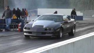 LT1 6 speed on slicks vs 1st gen camaro [upl. by Kozloski1]