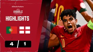 Portugal vs England  U17 EURO Finals Bitesize Highlights  May 24 2024 [upl. by Jair]