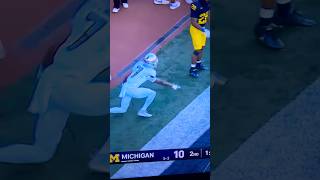 Dillon Gabriel throws touchdown to Evan Stewart to get called back oregonducks oregonfootball [upl. by Merv124]