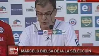 Emocionado Bielsa se despide de Chile Conferencia Completa [upl. by Skerl]