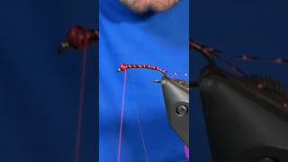 KFC Bloodworm Chironomid Larva Fly Pattern Fly Tying Tutorial bloodworm [upl. by Lletniuq]