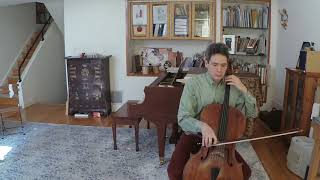 Suite no 2 for solo cello by Richard Wernick [upl. by Anrym]