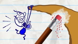 Pencilmate Always Bounces Back in GRAVITY RARITY Pencilmation Compilation [upl. by Bartko]